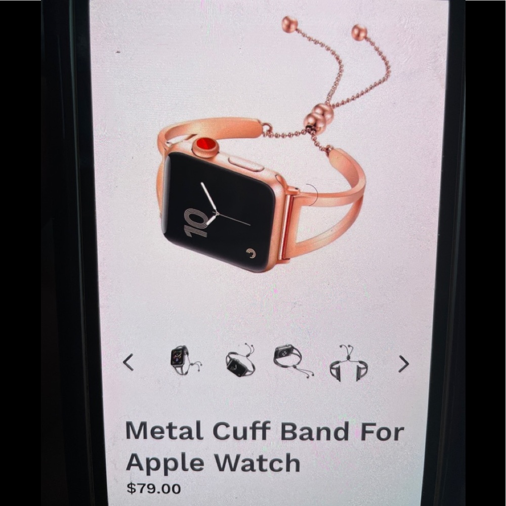 Apple watch cuff